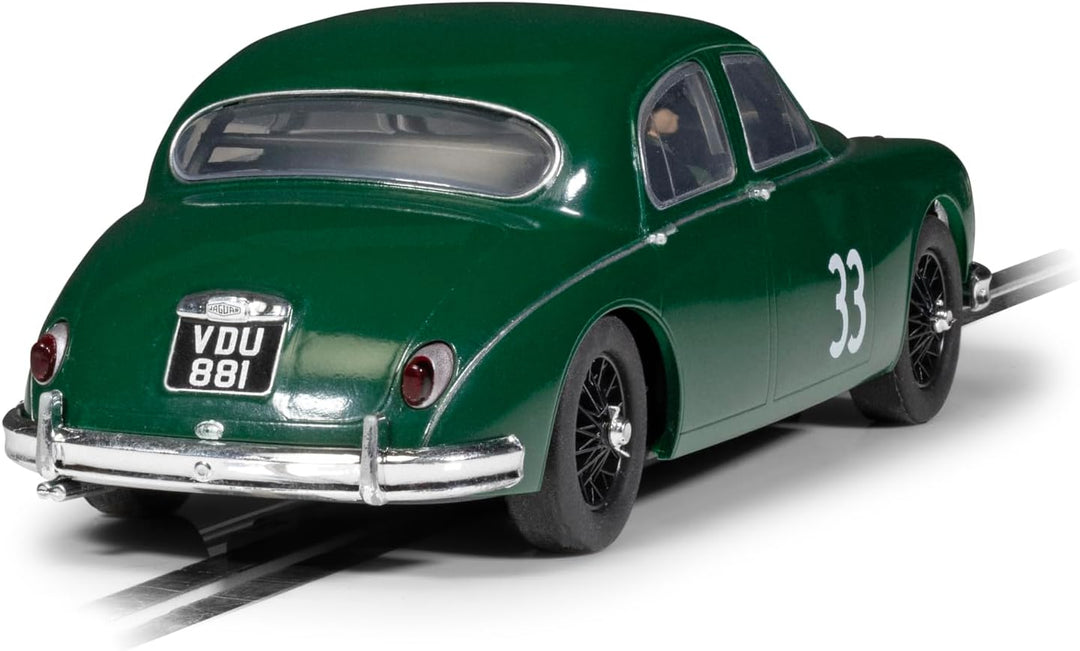 Scalextric C4506 1:32 Jaguar MK1 Mike Hawthorn #33 HD - Slotcar, Rennbahn, Auto für Rennbahn, Rennba