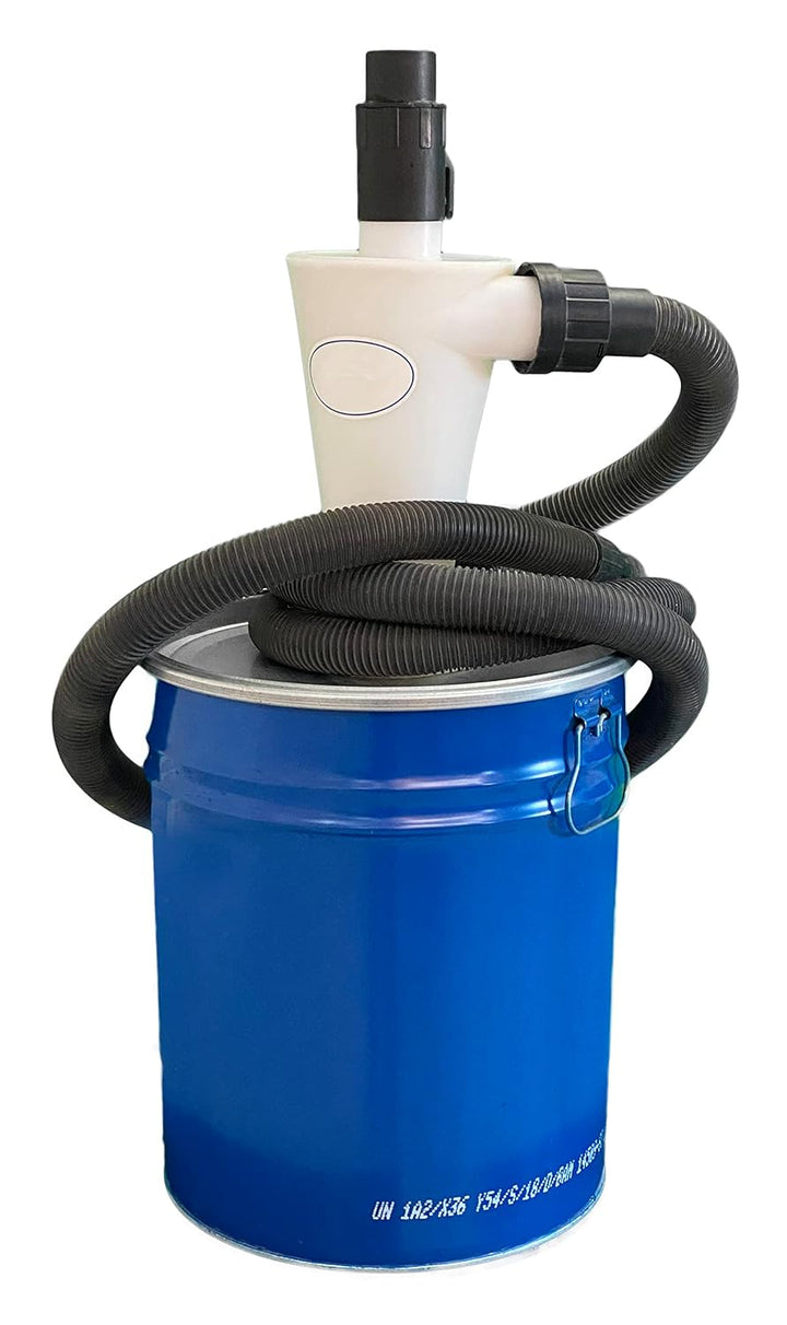 Hemeyer Stahlfass 30 Liter Hobbock Deckelfass Metall Blechfass Mülleimer Behälter Kübel mit 2 Seitli