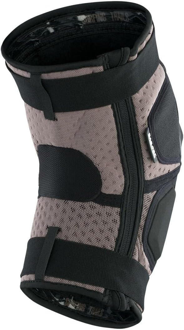 Ion K-Pact Zip Fahrrad Knieschoner grau 2024 Schwarz L, Schwarz L