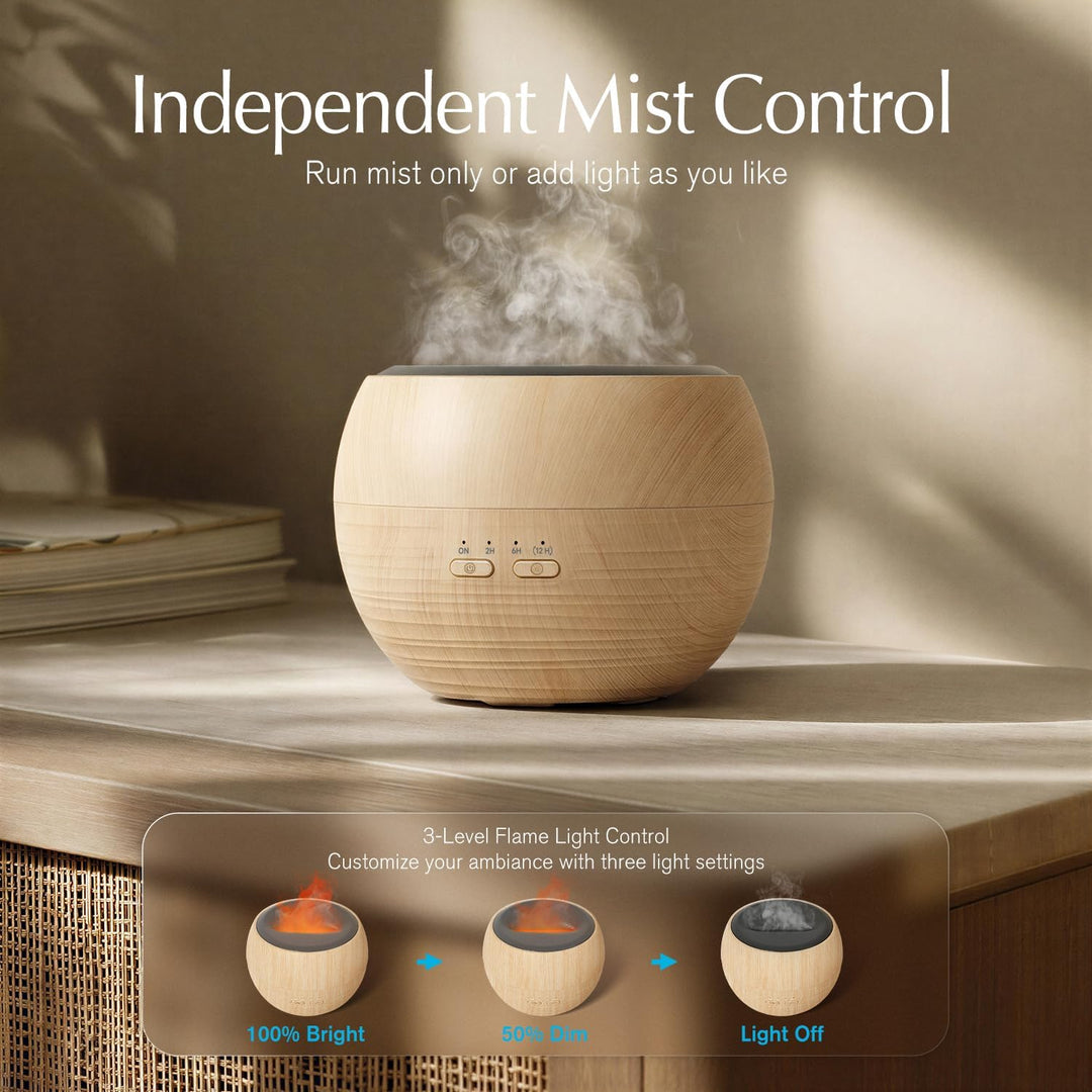 SALKING Aroma Diffuser mit Flammeneffekt 260ML Aromatherapie