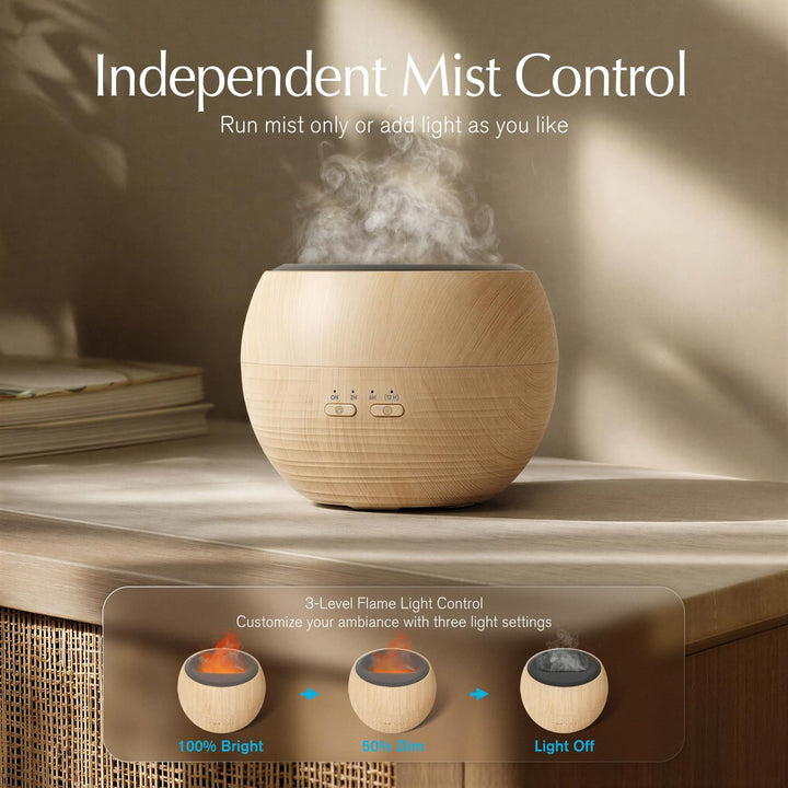 SALKING Aroma Diffuser mit Flammeneffekt 260ML Aromatherapie
