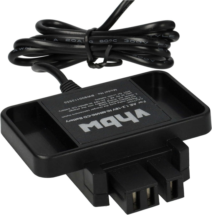 vhbw Ladegerät kompatibel mit AEG MX9.6, PBS 3000, PES 7.2T Werkzeug NI-Cd, NiMH-Akkus