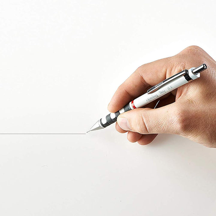 rOtring Tikky Druckbleistift farblich gekennzeichnet | 0,5 mm | schwarzer Schaft | 12er-Box 12er-Box