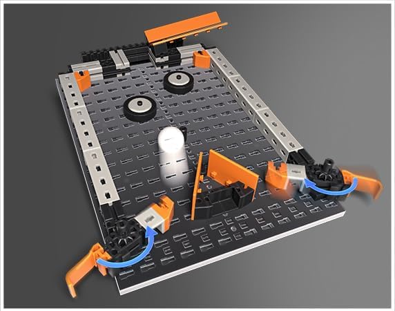 fischertechnik Universal Pro 571903 – Konstruktionsbaukasten, technisches Spielzeug, 10 Modelle ab 7