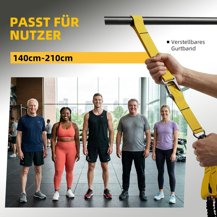 Klimmzughilfebänder, Verstellbarer Widerstand, Krafttraining