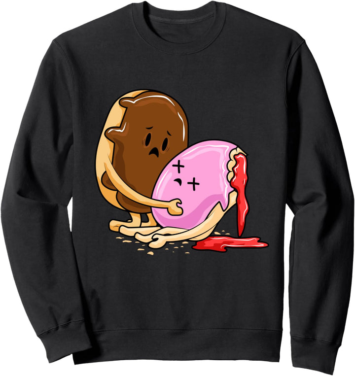 Lustige glasierte Donuts Doughnut Essen Pun Donut Squad Sweatshirt