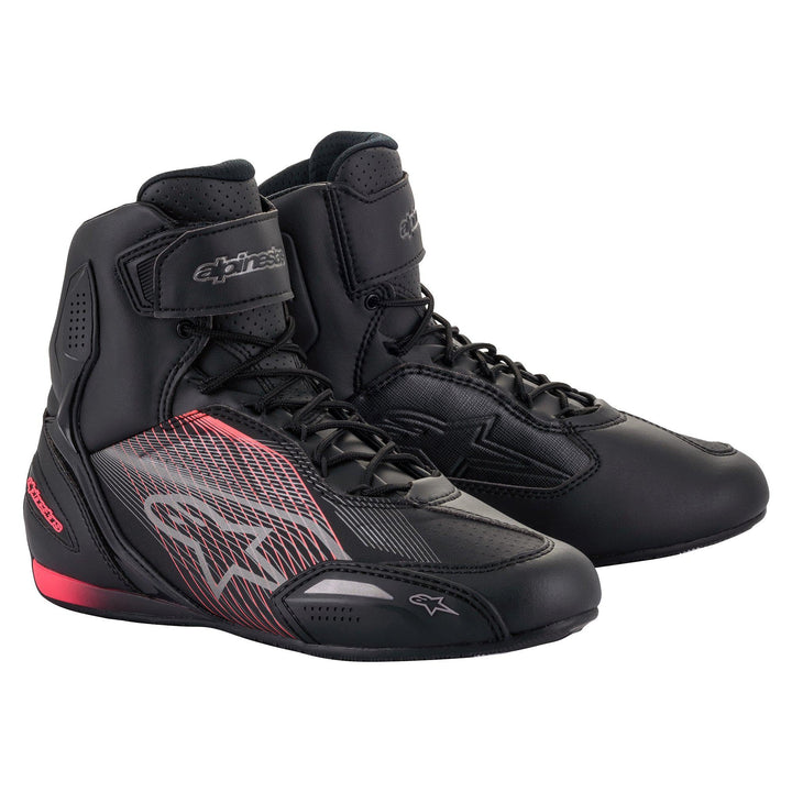 Alpinestars Damen Stella Faster-3 Shoes Black/SilverSchuhe 37.5 EU Black Gun Metal Diva Pink, 37.5 E