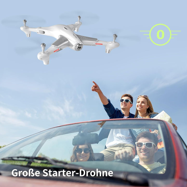 Loolinn | Drohne Quadrocopter mit Kamera HD für Kinder als Geschenk - Optischer Flusspositionierungs