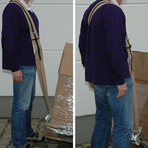 Möbeltragegurt, mit Haken, Jute, Klaviergurt, Tragegurt, Transportgurt