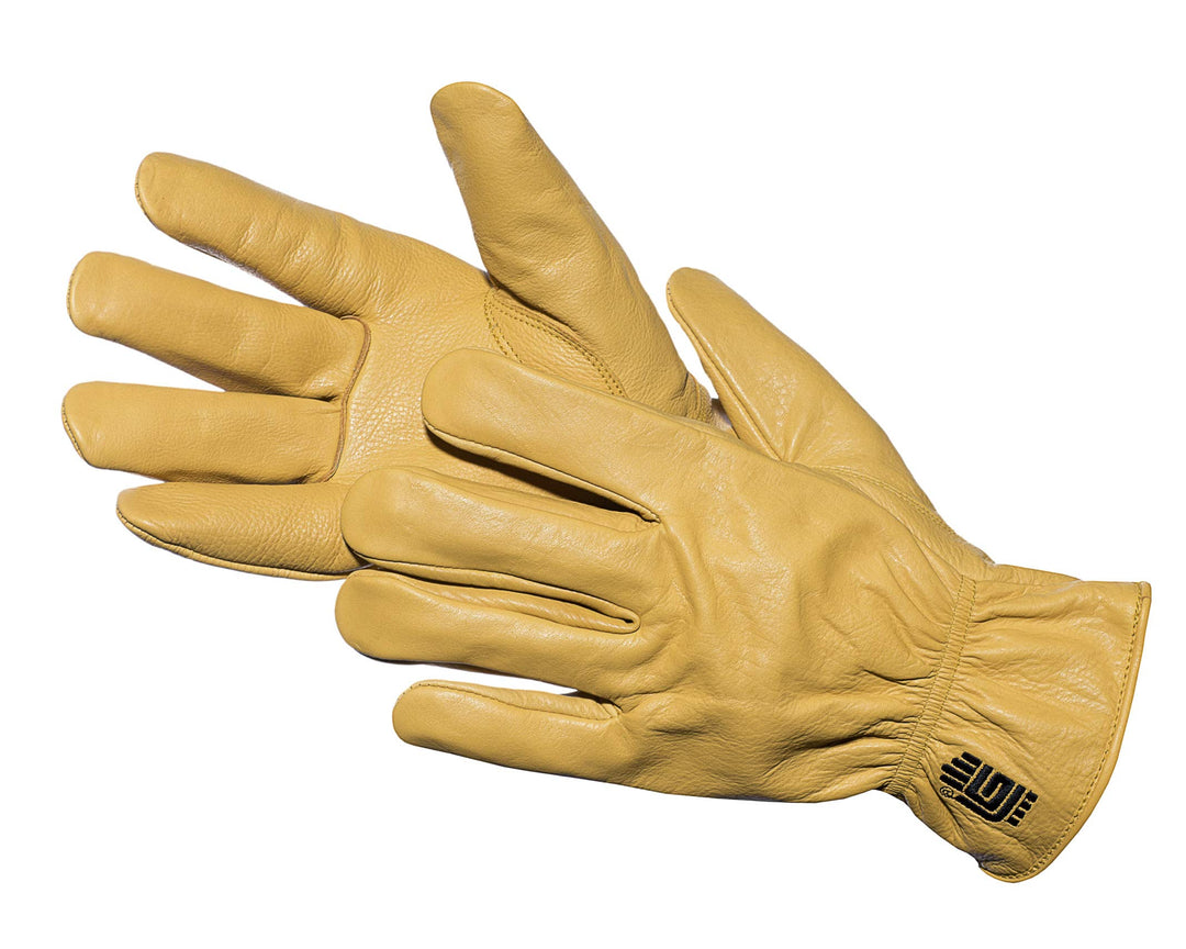 Jah 3003 Lederhandschuh 5 Paar sehr weich gefüttert gelb Gr. 10, 10