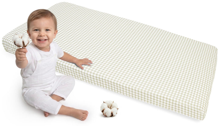 Medi Partners 3er-Set Spannbettlaken Spannbetttuch 60x120cm 100% Baumwolle Baby Bettwäsche Babymatra