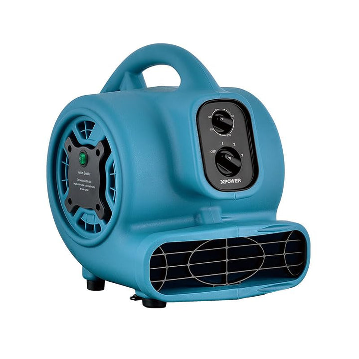 XPower Mighty Centrifugal Air Mover, Carpet Dryer, Floor Fan, Blower, Stackable, Daisy Chain, for Wa