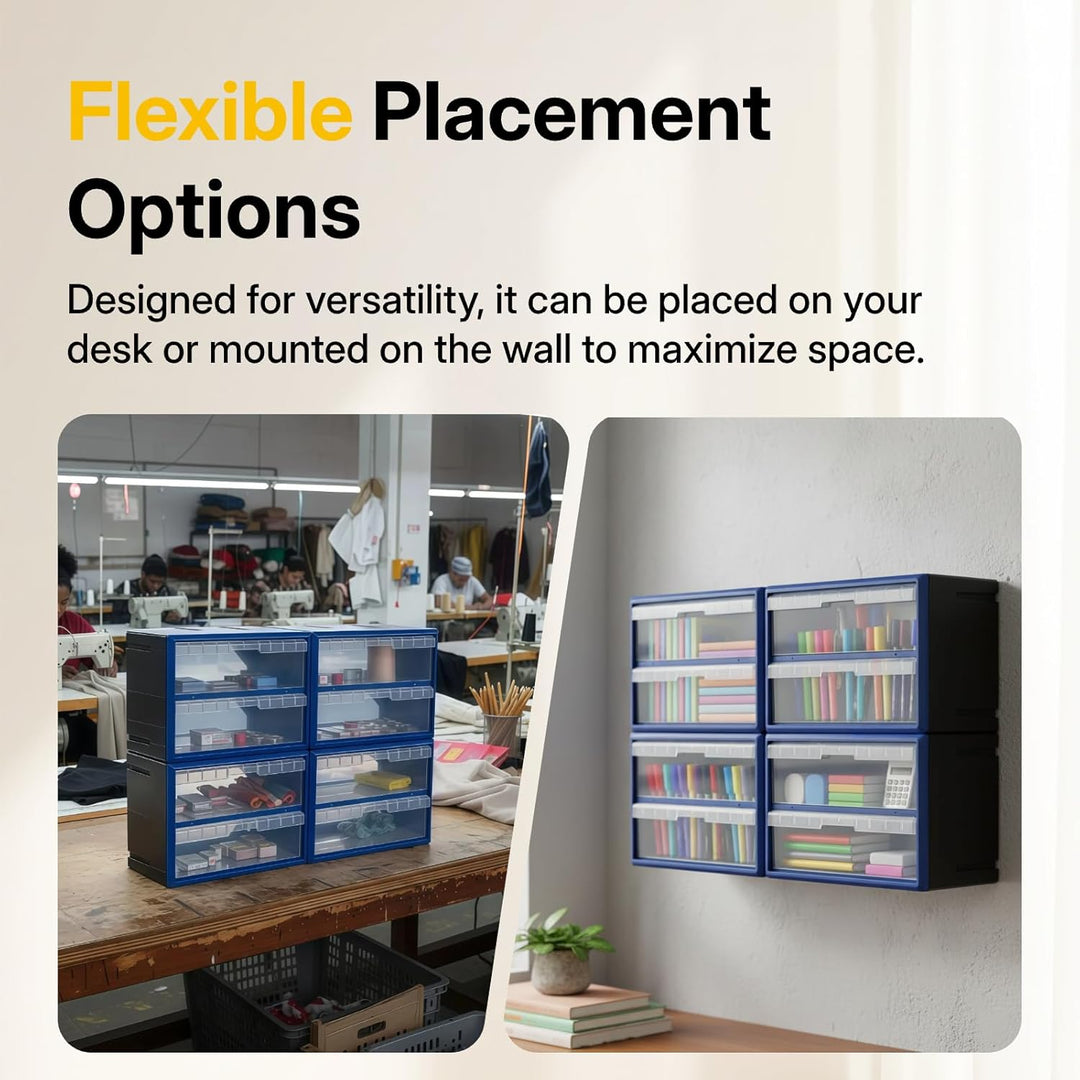 NORTHSKY Kleinteilemagazin Organizer (2 Schubladen), 2 Schubladen