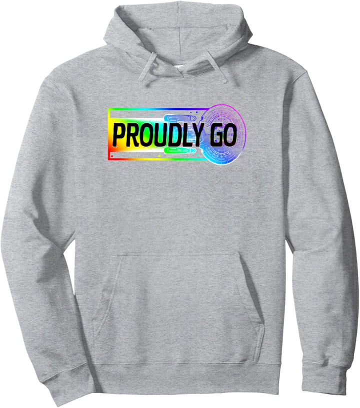 Star Trek: The Next Generation Proudly Go Rainbow Ship Pullover Hoodie
