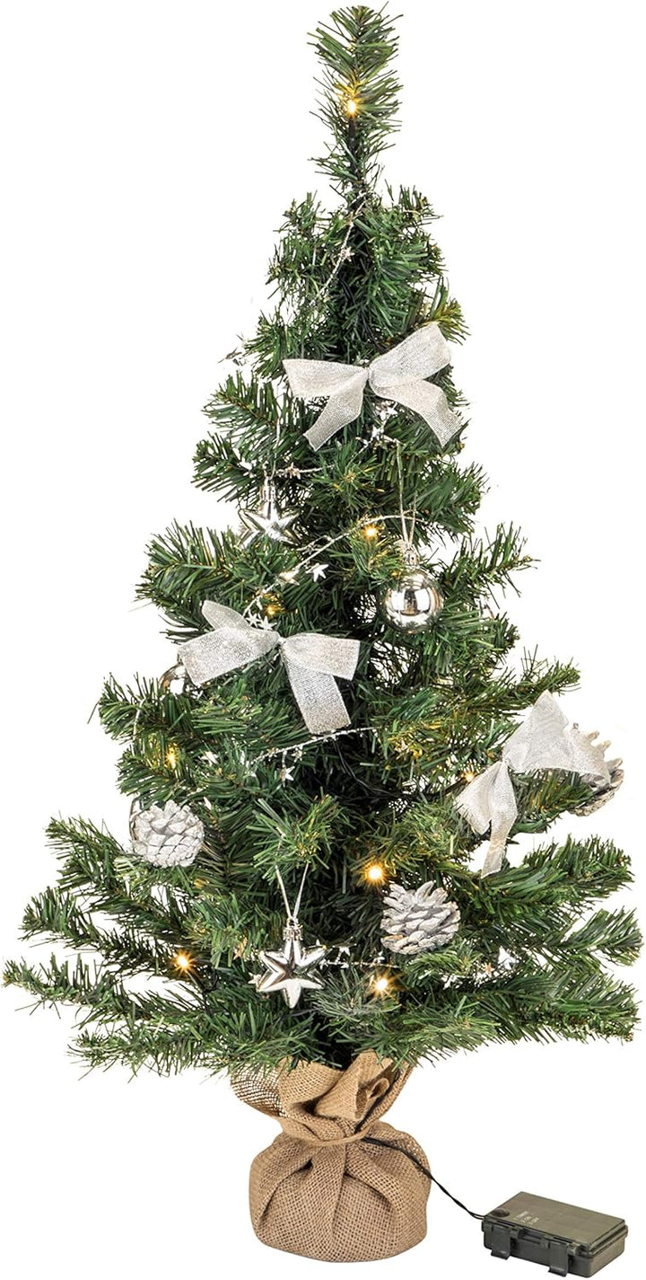 Bambelaa! Weihnachtsbaum Künstlich Mit Beleuchtung Geschmückt Tannenbaum Dekoriert Christbaum Beleuc