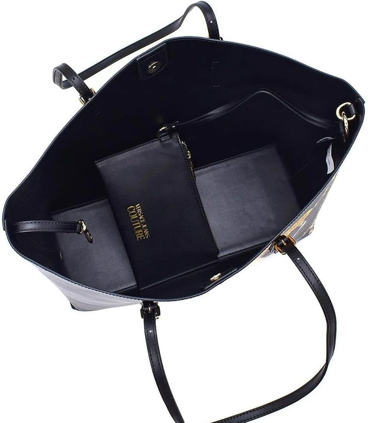 Versace Damen-Tasche 75VA4BP6 ZS820 G89, Schwarz/Gold, Einheitsgrösse