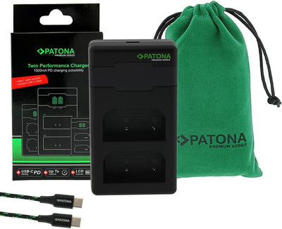 PATONA 2X V1 Protect Akku BLX-1 (2250mAh) inkl. NTC-Sensor und V1 Gehäuse - mit PD Performance USB L