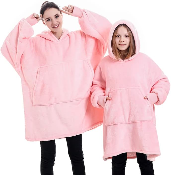 Übergrosse Hoodie Sweatshirt, Original Decke Sweatshirt, super weiche gemütliche warme komfortable R