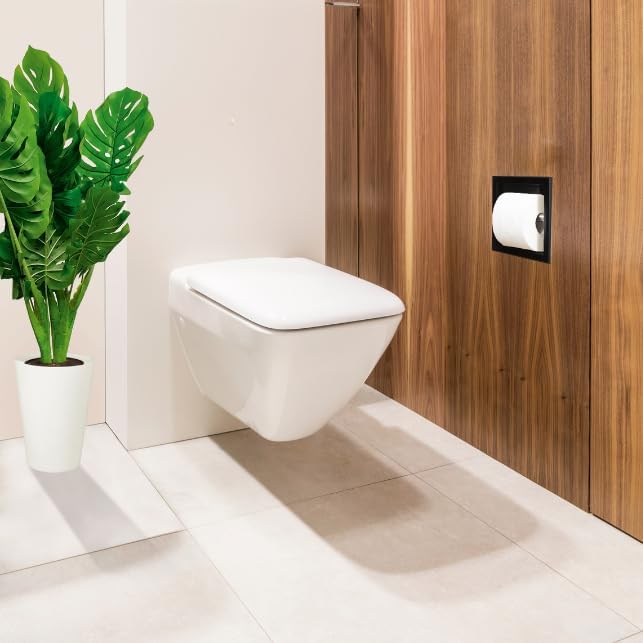 Badland Unterputz Wandnische WC Toilettenpapierhalter Wall Box Paper 1 Schwarz Wandmontage Klopapier