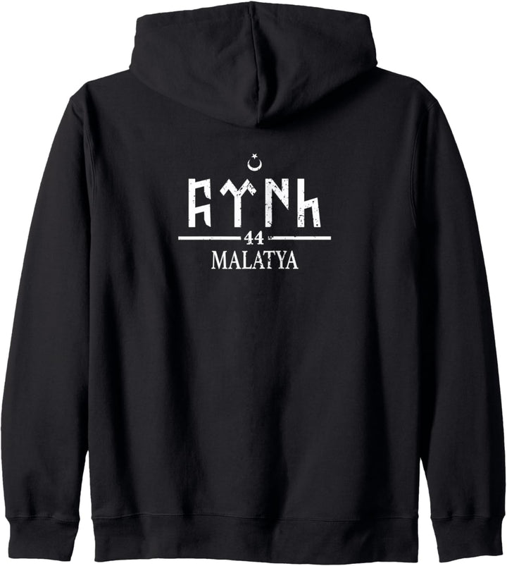 Malatyali Malatya 44 Göktürk Schrift Göktürkler Türkei Kapuzenjacke