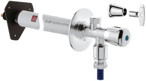 GROHE Eurotec-Bausatz Aussenwandventil (Verdrehschutz, mit Sicherungseinrichtung Typ HD, 170 - 500 m