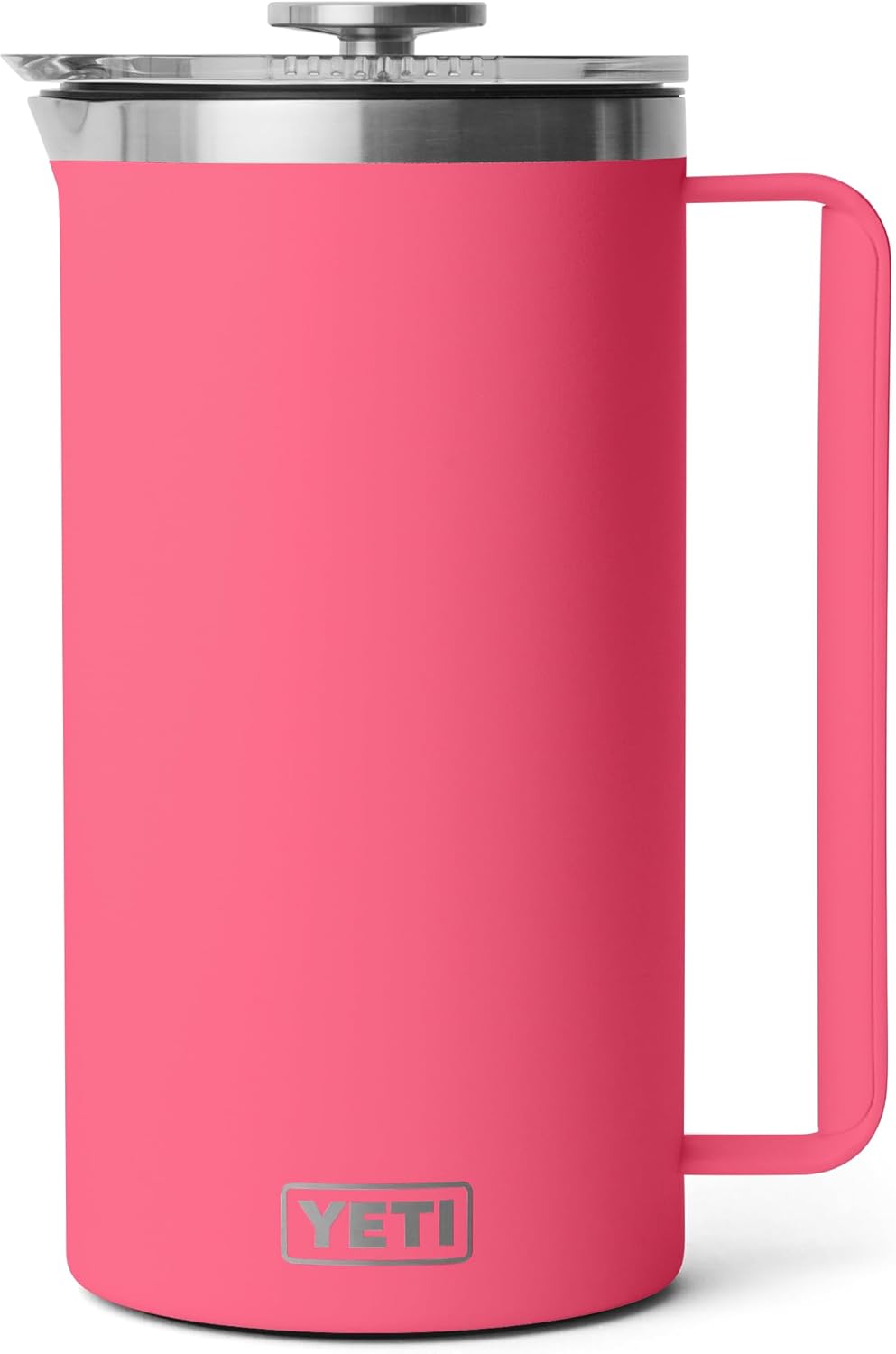 YETI Rambler Stempelkanne Mit DuraSip Keramikbeschichtung, Tropical Pink, 64 oz (1.9 L), Tropical Pi