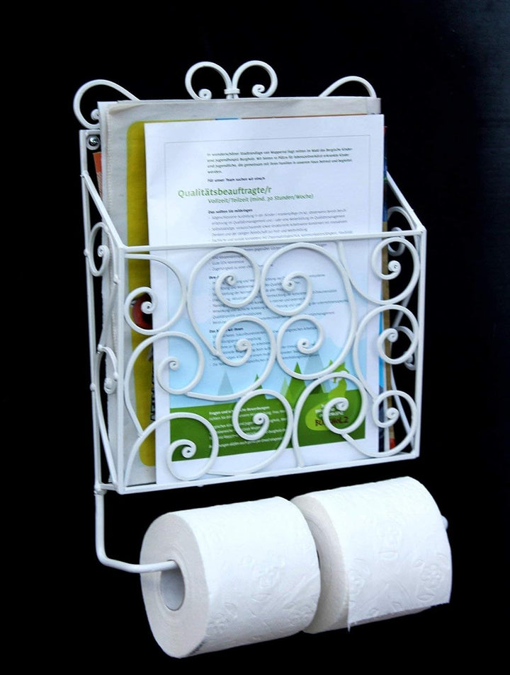 Ambiente Haus 92124 Zeitungs-/Toilettenrollenhalter 43 cm