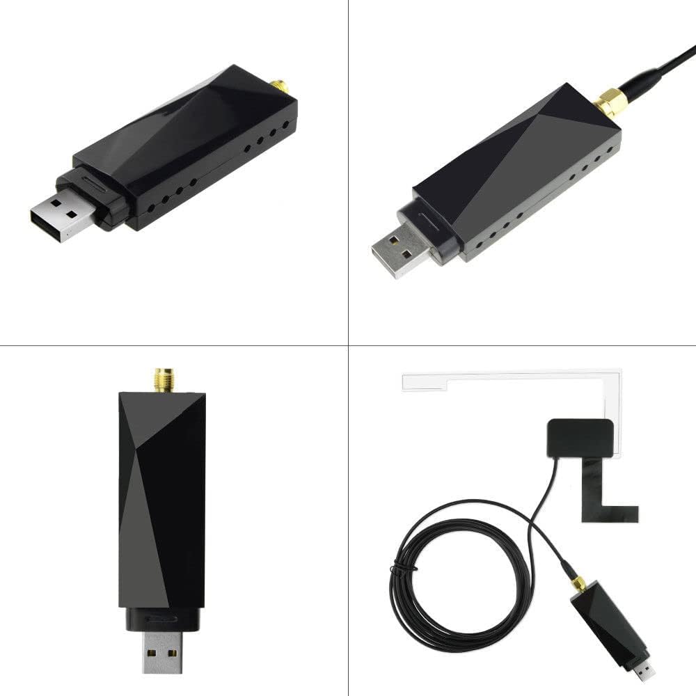 DAB-Radioempfänger im Auto Antenne Digital DAB+ Adapter Tuner Box Audio USB Amplified Loop Antenne D