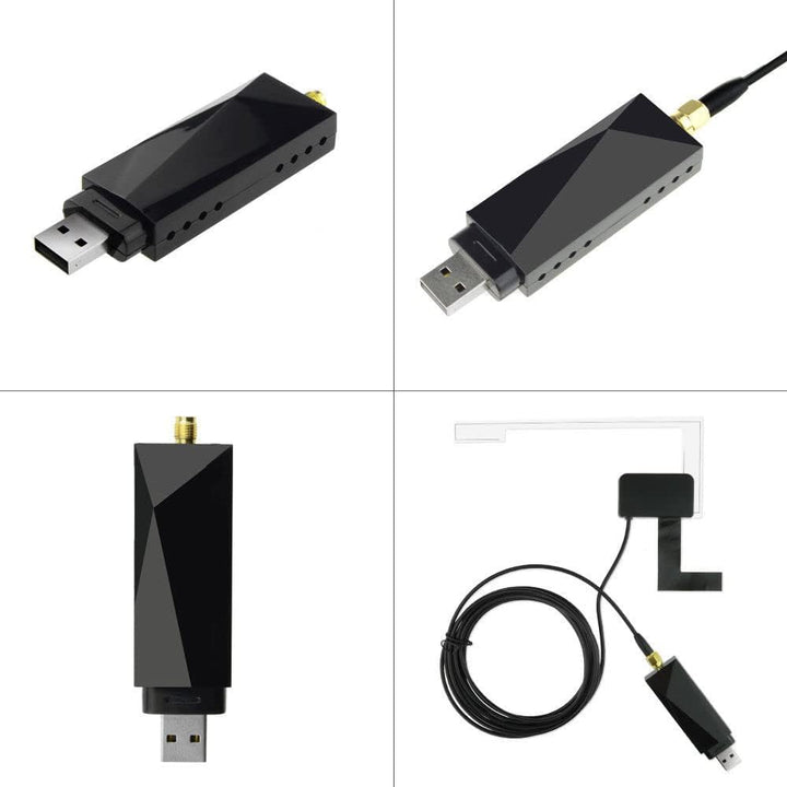 DAB-Radioempfänger im Auto Antenne Digital DAB+ Adapter Tuner Box Audio USB Amplified Loop Antenne D