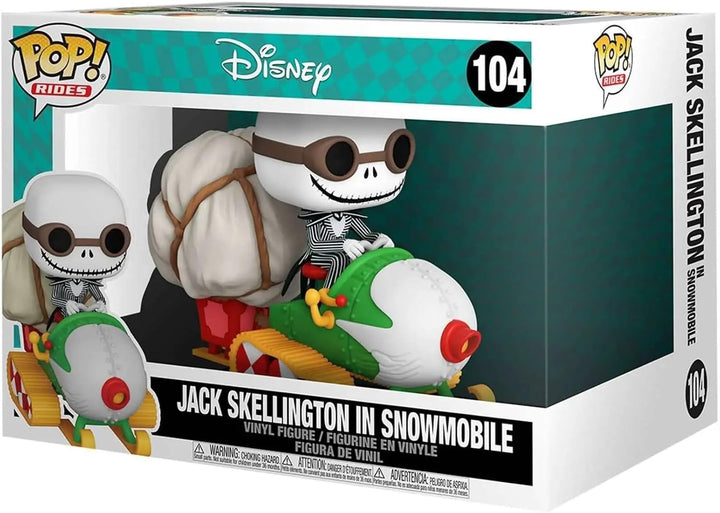 Funko Pop! Disney Ride: The Nightmare Before Christmas-Jack Skellington mit Goggles & Snowmobile - V