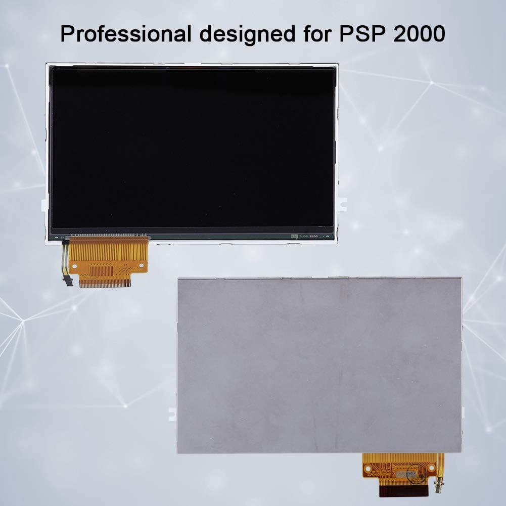 Sharainn LCD Display Bildschirm, Ersatz LCD-Anzeige mit Hintergrundbeleuchtung für PSP 2000 2001 200