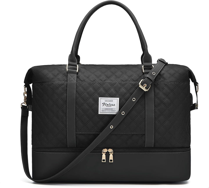 Reisetasche Damen Sporttasche Handgepäck Tasche Weekender Bag Schwimmtasche Wasserdicht Travel Bag D