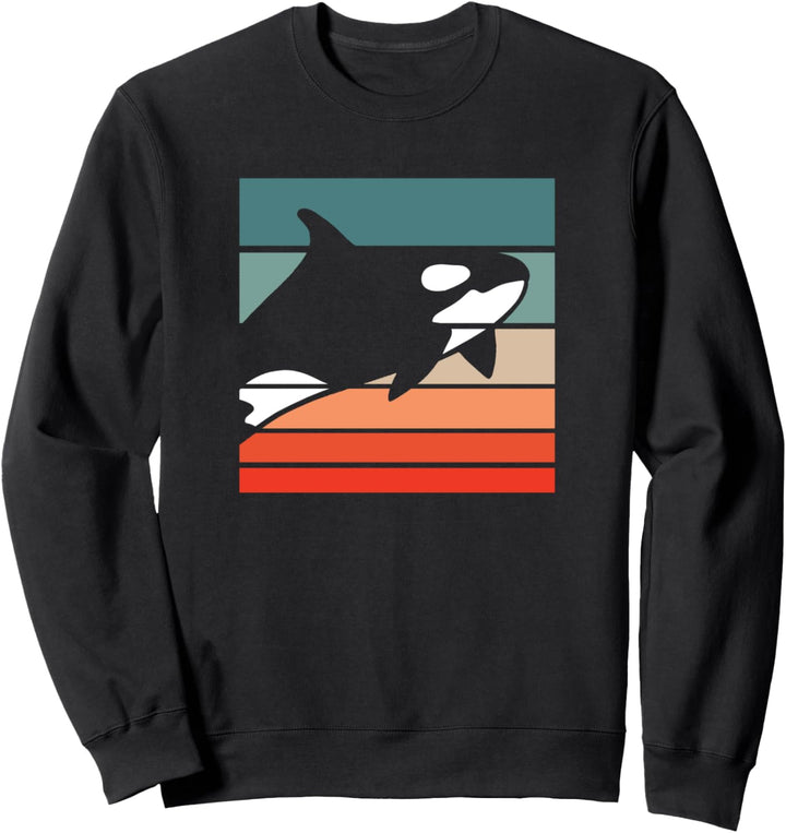 Orca Retro Style Vintage Sweatshirt
