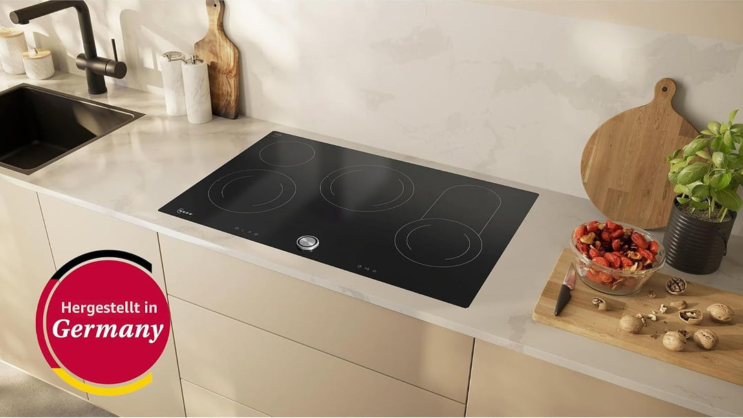 Neff T18PT16X0 Elektrokochfeld N70 / 80cm / TwistPad / Bräterzone / Glaskeramik / flächenbündig, Sch