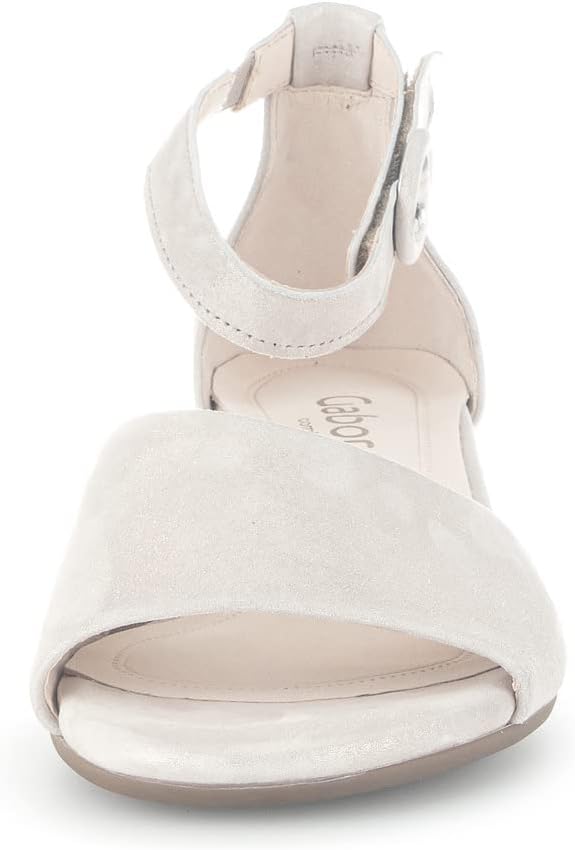 Gabor Damen Riemchensandalen, Frauen Sandalen,Moderate Mehrweite (G) 35.5 EU Beige Muschel, 35.5 EU