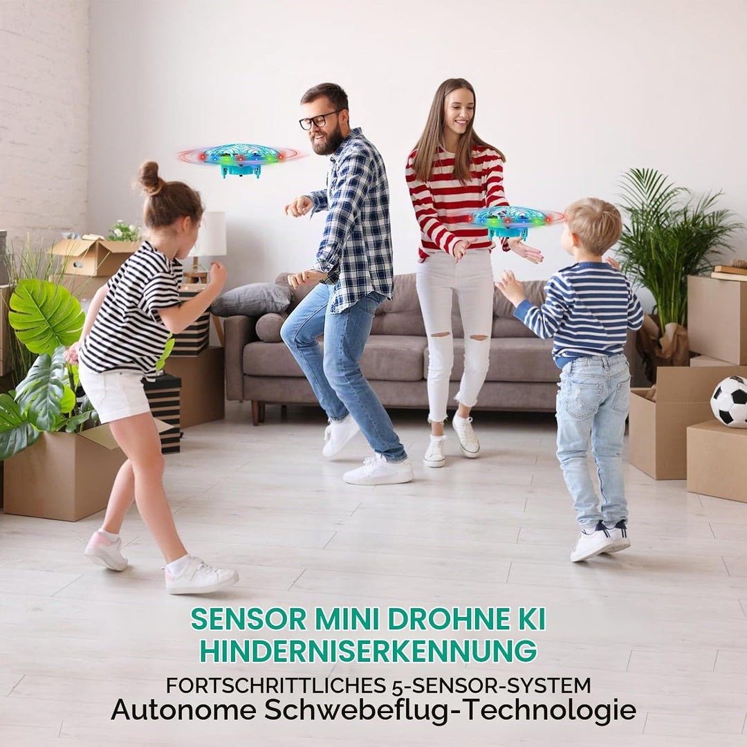 Mini Drohne für Kinder,Hover Fliegender Ball für Kinder,LED Schwebender Spielball,UFO Fliegender Bal