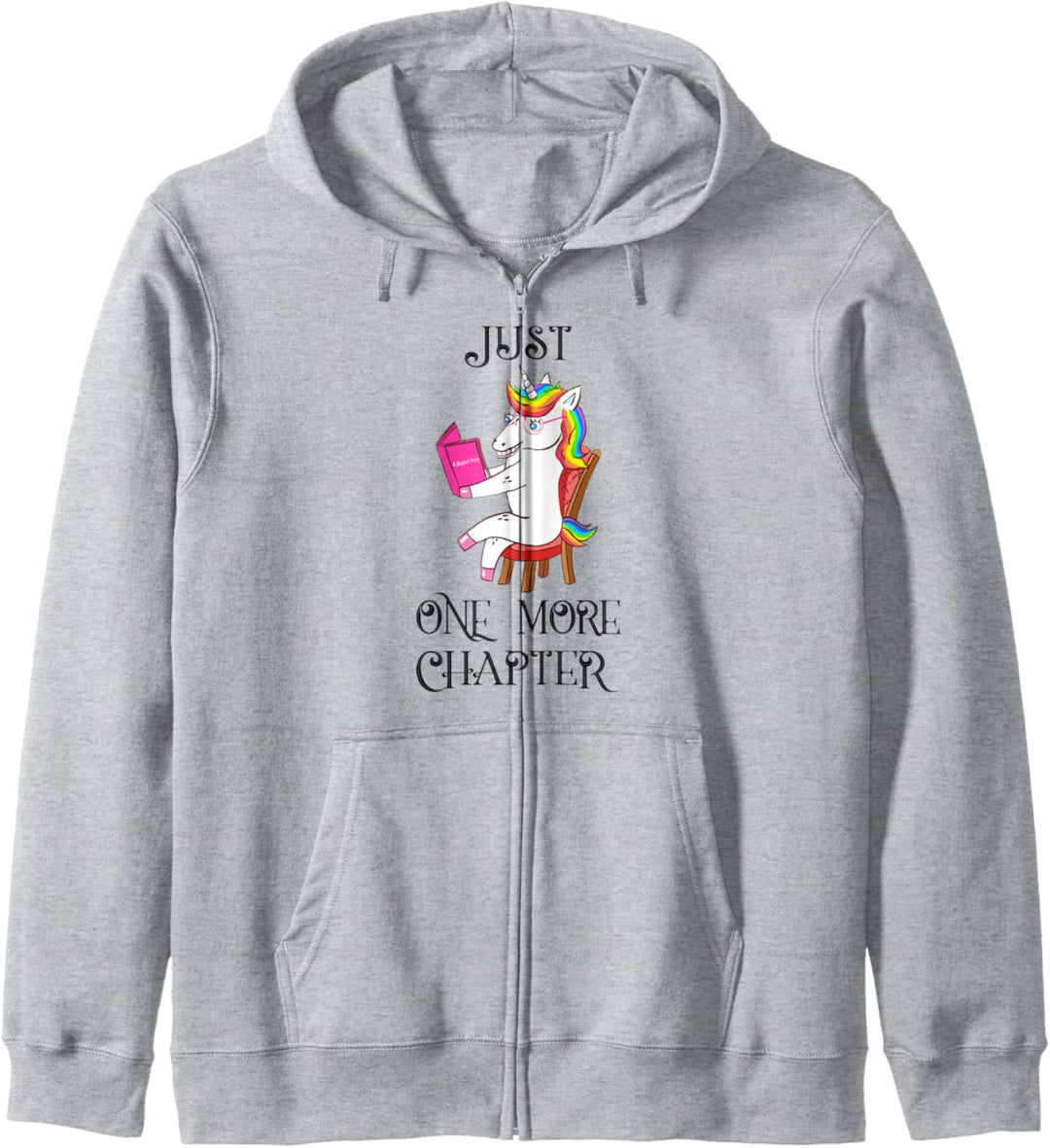 Just One More Chapter Cute Bookaholic Librarian Teacher Gift Kapuzenjacke