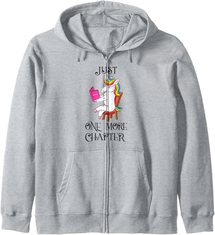 Just One More Chapter Cute Bookaholic Librarian Teacher Gift Kapuzenjacke