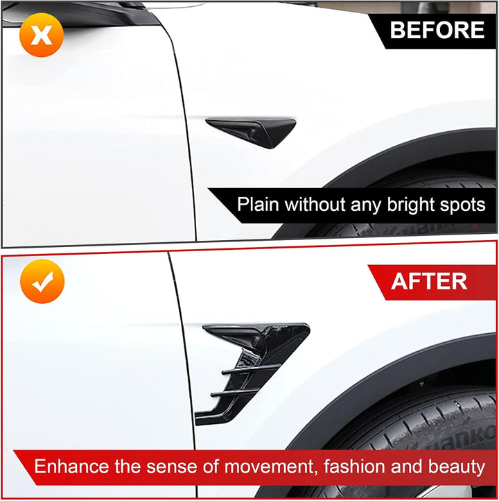 Tesla Lufteinlässe für Tesla Model Y 2021 Seitenmarkierungen Kamera Flanken Auto Seite Flügel Panel