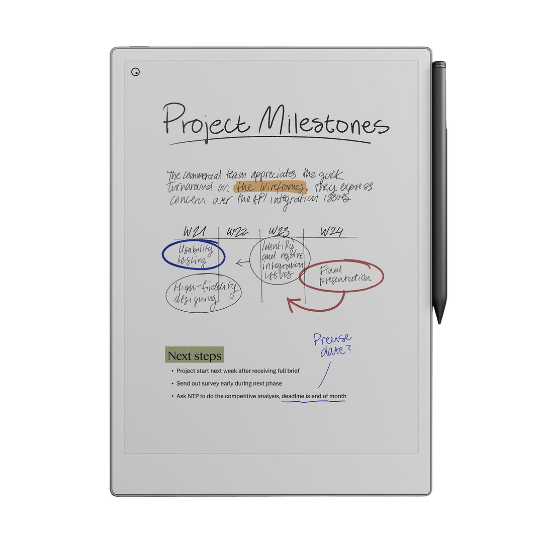 reMarkable Paper Pro | Das ultimative Papier-Tablet mit 30,6 cm (11,8 Zoll) Farbdisplay und Leselich