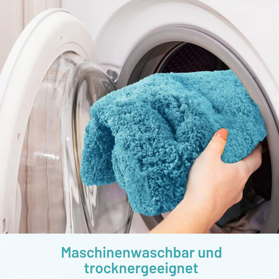 FCSDETAIL rutschfeste, Hochflor Badteppiche 70X120 cm, Maschinenwaschbare Badematte, Badvorleger mit