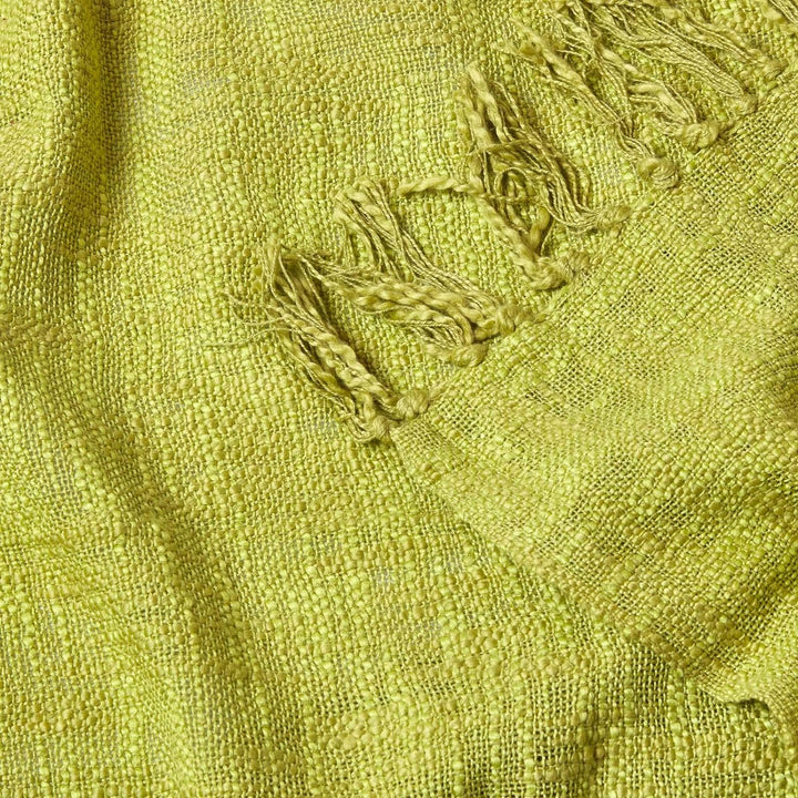 Homescapes extra grosse Tagesdecke Nirvana, grün, Wohndecke/Sofaüberwurf aus 100% Baumwolle, 225 x 3