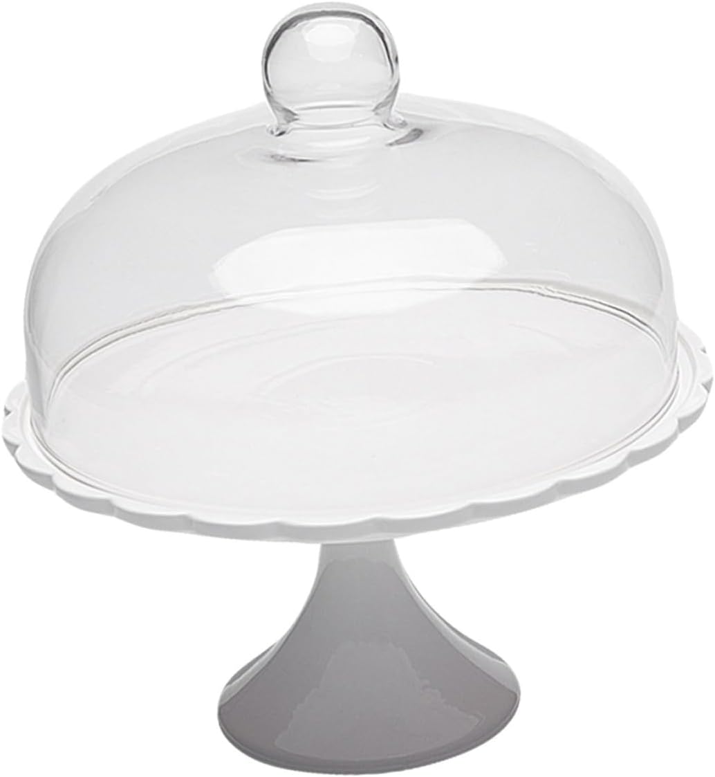 Glas Tortenplatte Mit Deckel Footed Cake Plate mit Kuppel Keramik Dessert St?nder mit Glas Dome Deck