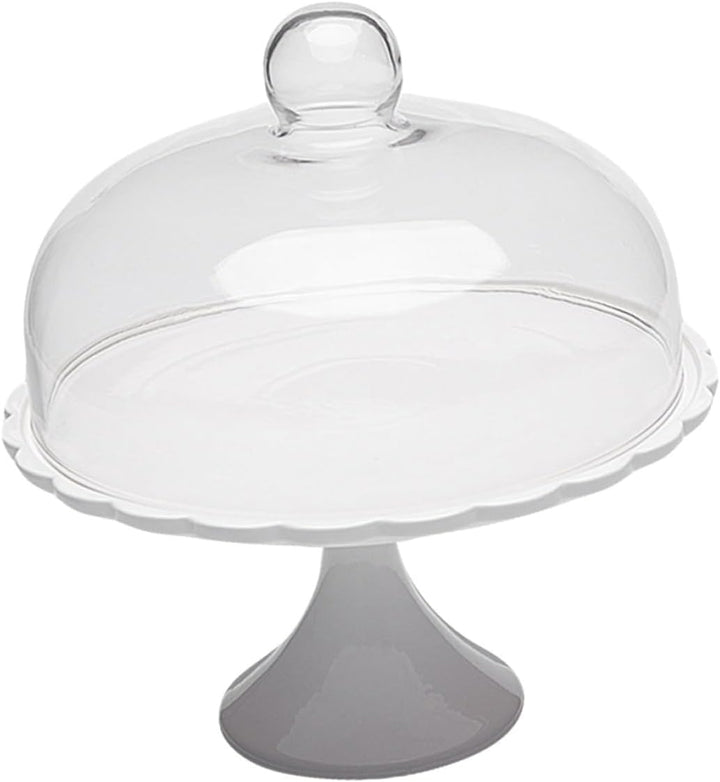 Glas Tortenplatte Mit Deckel Footed Cake Plate mit Kuppel Keramik Dessert St?nder mit Glas Dome Deck