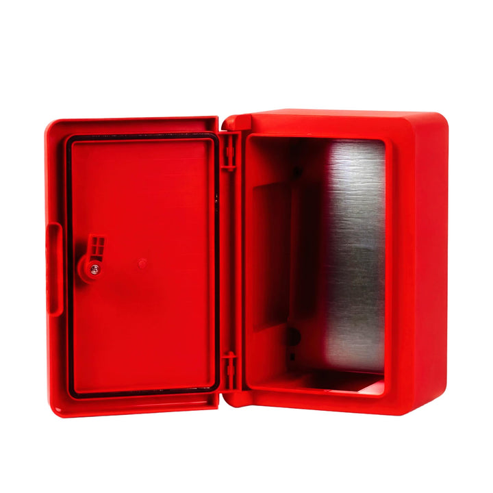BOXEXPERT® Verteilerkasten aussen wasserdicht [ABS Kunststoff IP65 Gehäuse] rot (Serie Fleet) 300x20