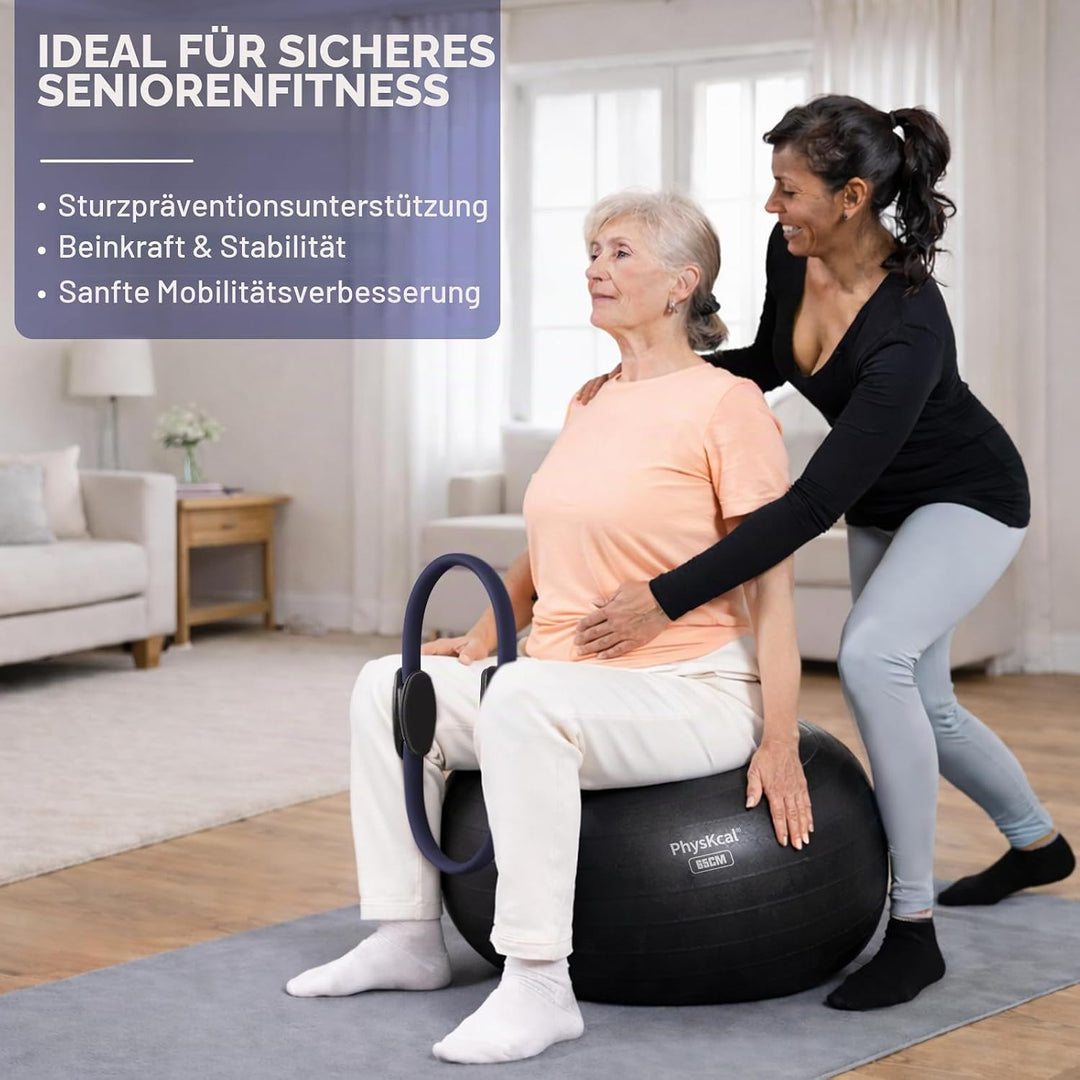 Pilates Set, 15 in/ 38 cm Pilates-Ring oder -Set, Matten-Pilates-Ausrüstung für zu Hause, unverzicht