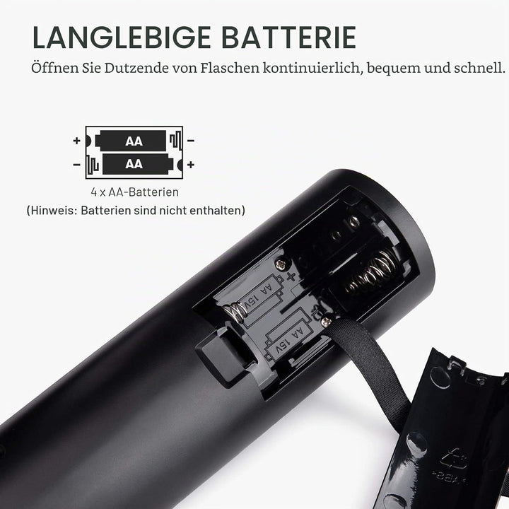 Elektrisches Weinflaschenöffner, Elektrischer Korkenzieher, Automatisch Flaschenöffner Schnurlos Wei