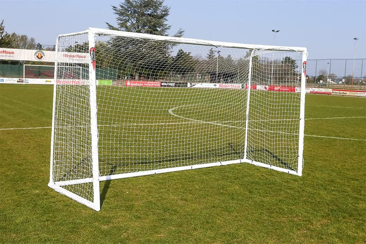 POWERSHOT® Fussballtor 5 x 2m PRO - Made IN Germany - Super stabiles uPVC und Super Design, WETTERFE