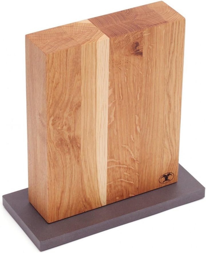 Blockwerk Magnetblock für 8 Messer, Eiche, anthrazit