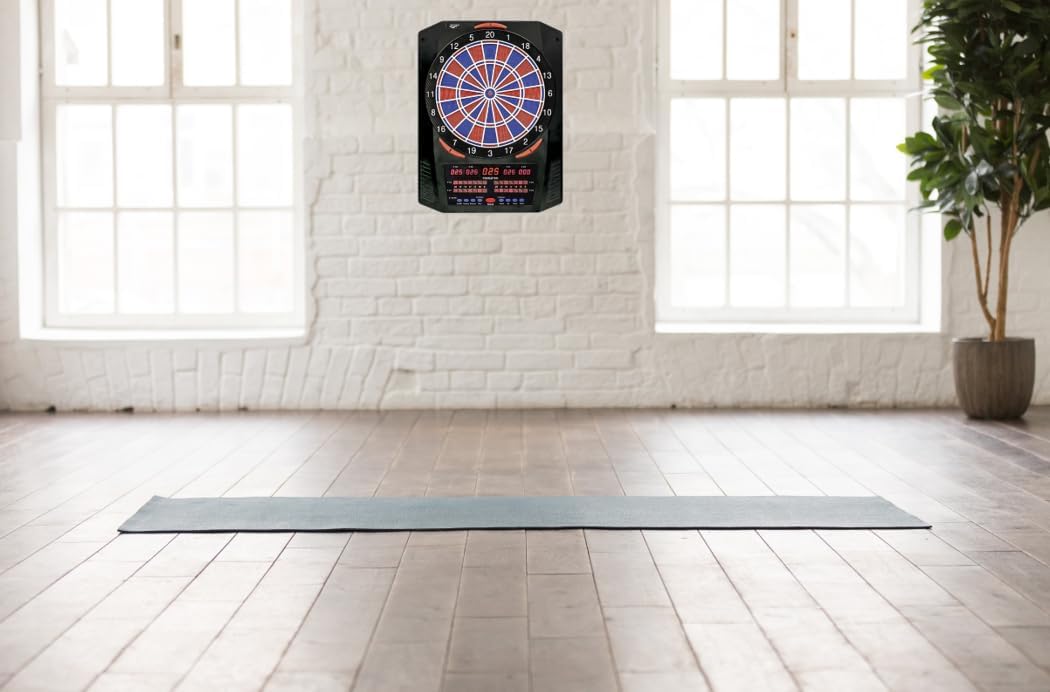 Carromco elektronisches Dartboard TOPAZ-901, schwarz, 2-Loch Abstand, Dartscheibe elektronisch, Dart
